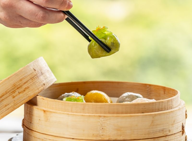 Min Jiang offers an authentic range of dim sum specialties including the signature Steam Dim Sum Platter.