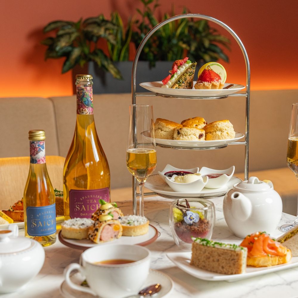 Origin Kensington offers traditional afternoon tea inspired by the royal address.